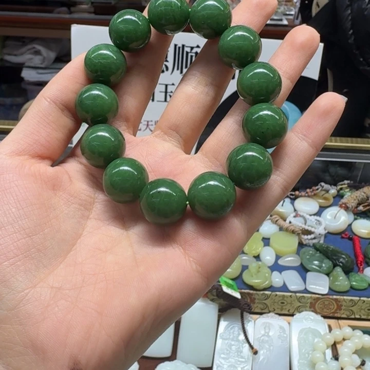 和田玉未镶嵌手链