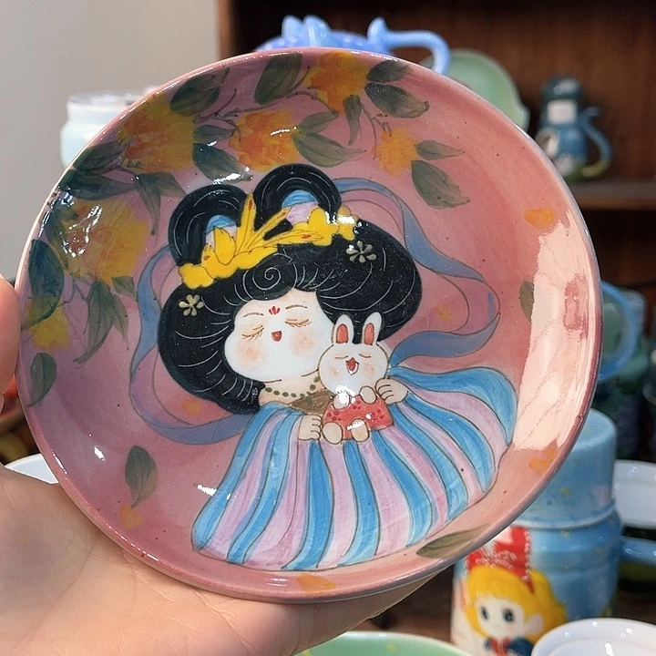 陶景德镇釉下手绘陶瓷