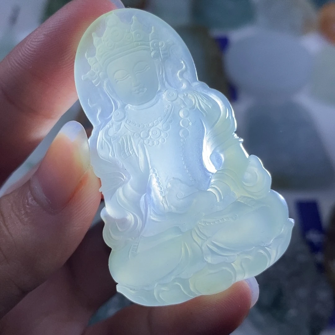 定制翡翠未镶嵌度母 参考价