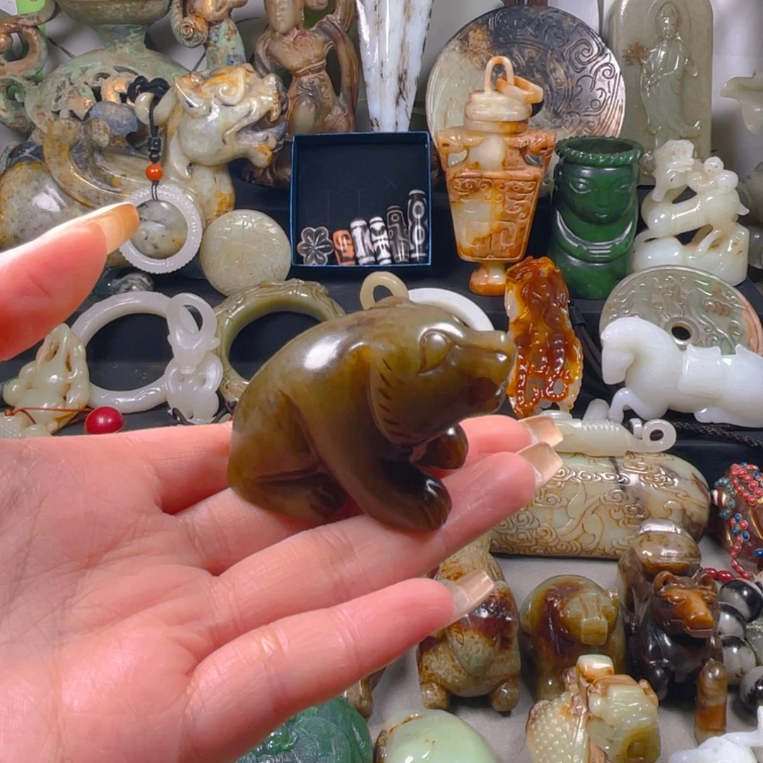 和田玉挂件未镶嵌舟*航