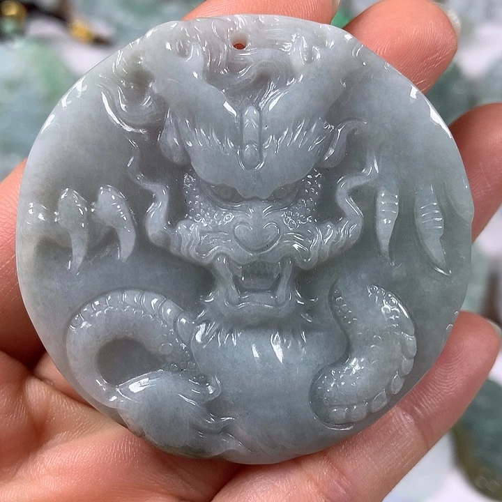 颈饰未镶嵌翡翠大龙福利