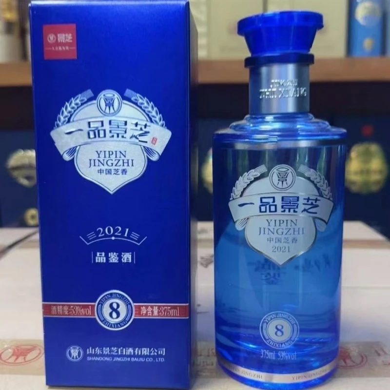 一品景芝8品鉴酒柔雅型芝香型白酒 J 53度375ml