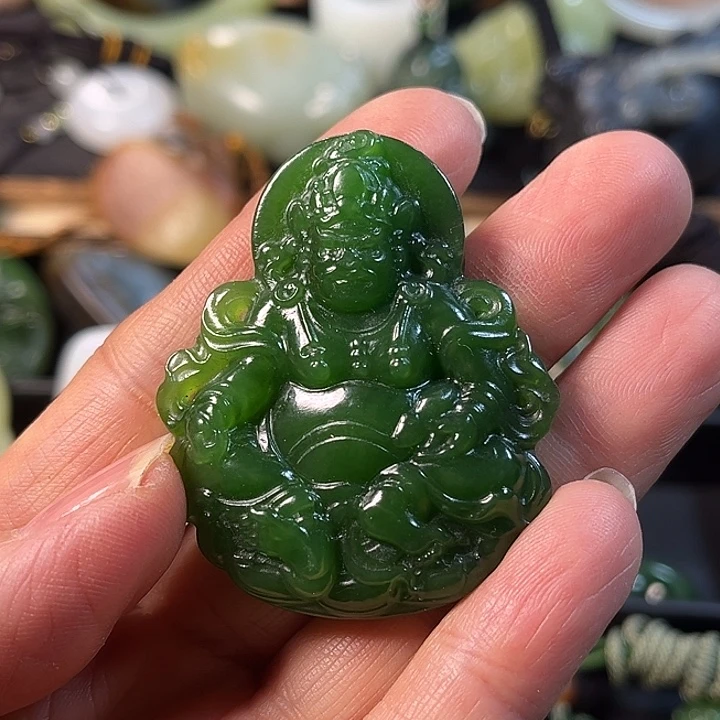 和田玉（碧玉）未镶嵌挂件