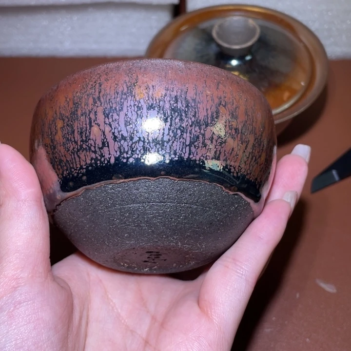 茶盏纯手工柴烧建盏