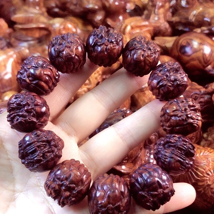 情***玩黄花梨/降香黄檀手串/手链