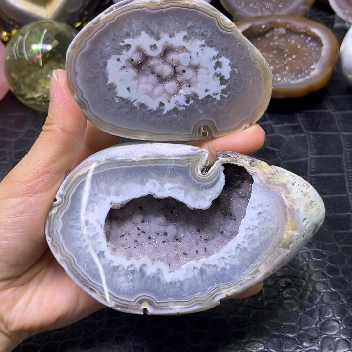 未镶嵌发饰水晶粉软盆