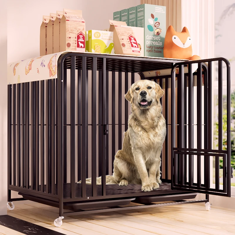 【大型犬家用狗笼子】狗窝室内专用宠物泰迪柯基比熊狗笼狗围栏