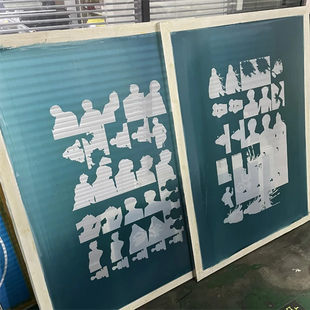 水感墨水丝印网版  特殊颜料丝印版 铝框