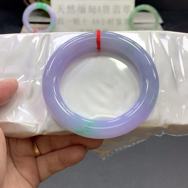 讨***味未镶嵌手镯翡翠57圈口