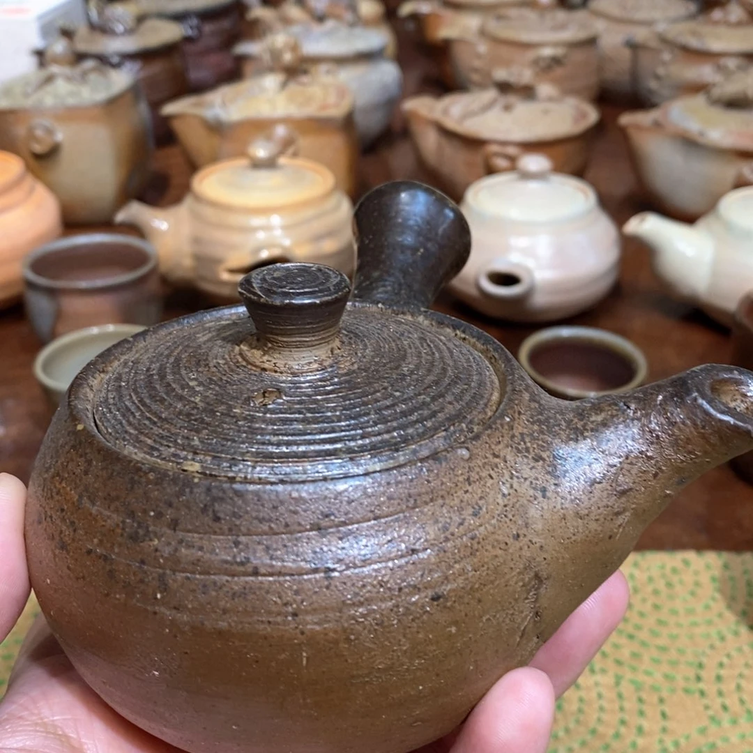 柴烧侘寂粗陶茶具