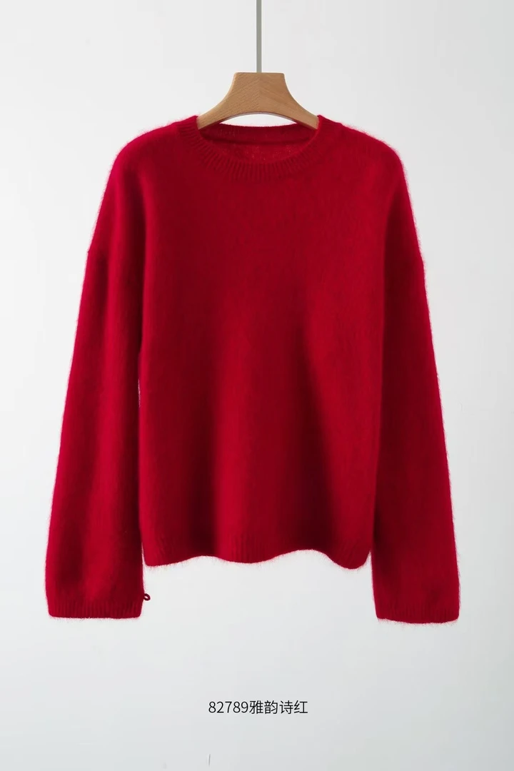 JOUOCOKO设计师品牌百分百山羊绒亮色毛衣