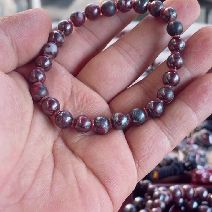 天然辰砂遥**上原石首饰