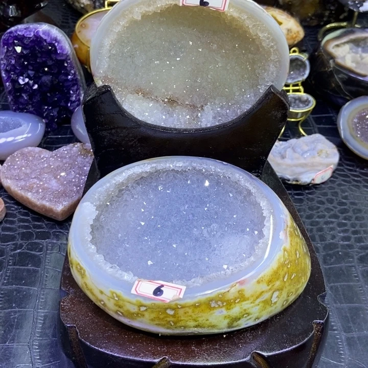 珠宝半成品未镶嵌水晶聚宝盆