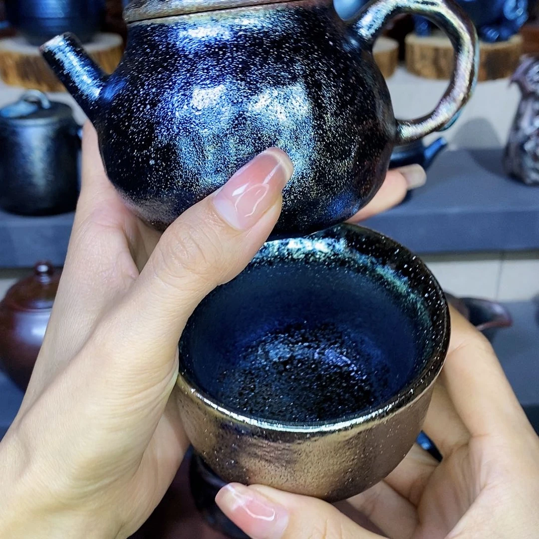 晨***云壶云南建水紫陶柴烧壶瑕疵壶