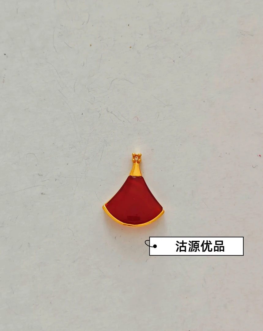 【18mm -红色18k裙子】【一体款推荐，不含链】【高雅大气】