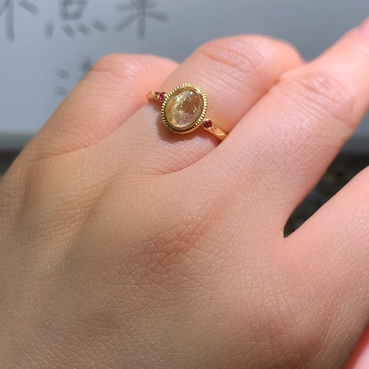 银S925镶嵌水晶戒指