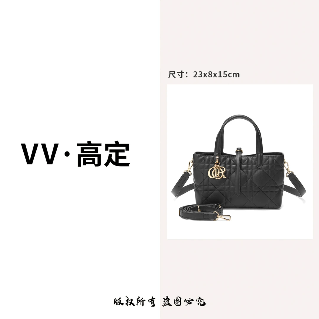 新款潮流百搭时尚高级感手提单肩斜挎女包5179#黑色