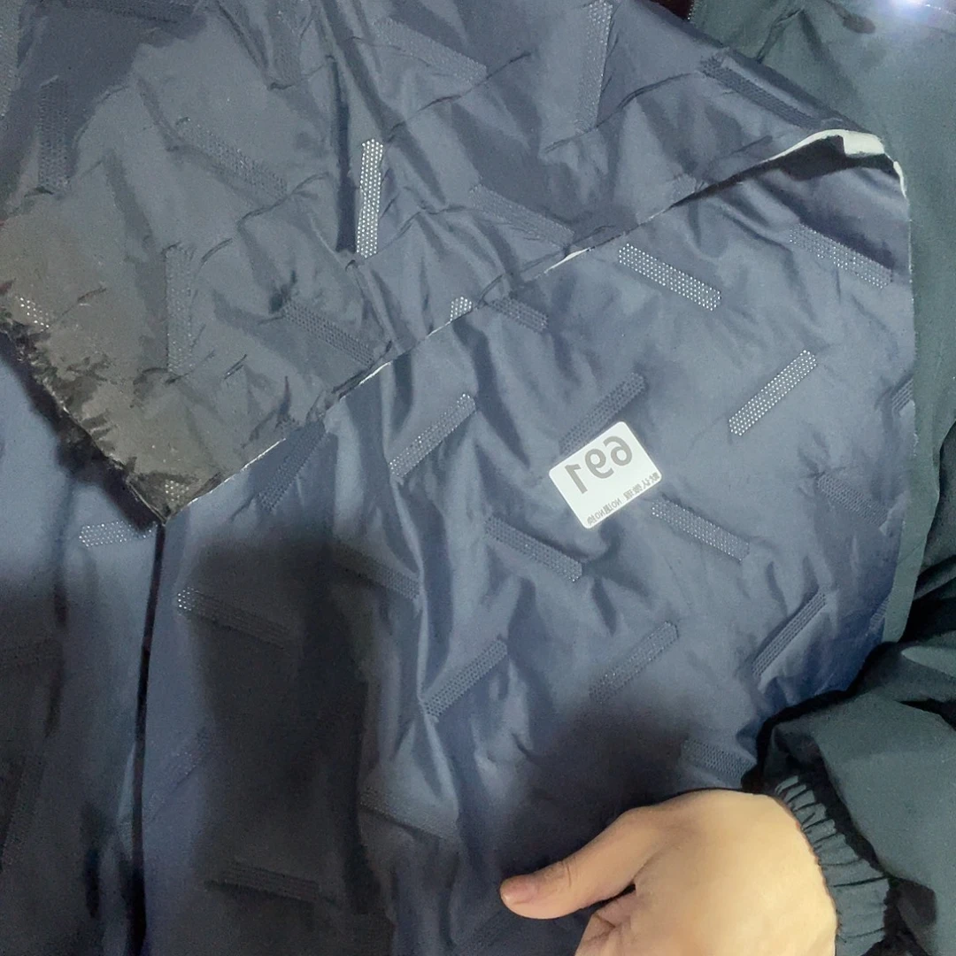 化纤宽1.45米热压双面羽绒服绗棉2米价691