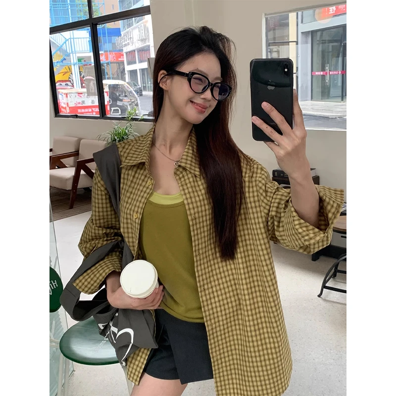 【海风夏日】衬衫 时尚新款穿搭休闲单排扣BD衬衫252V1434#