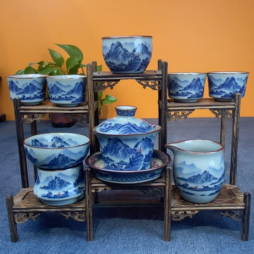 用****陈景德镇陶瓷八件套