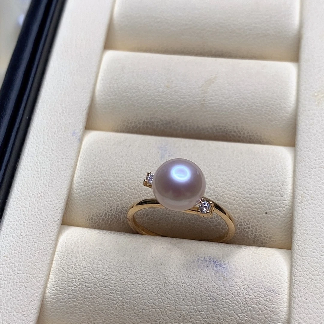 @****银S925镶嵌淡水珍珠戒指