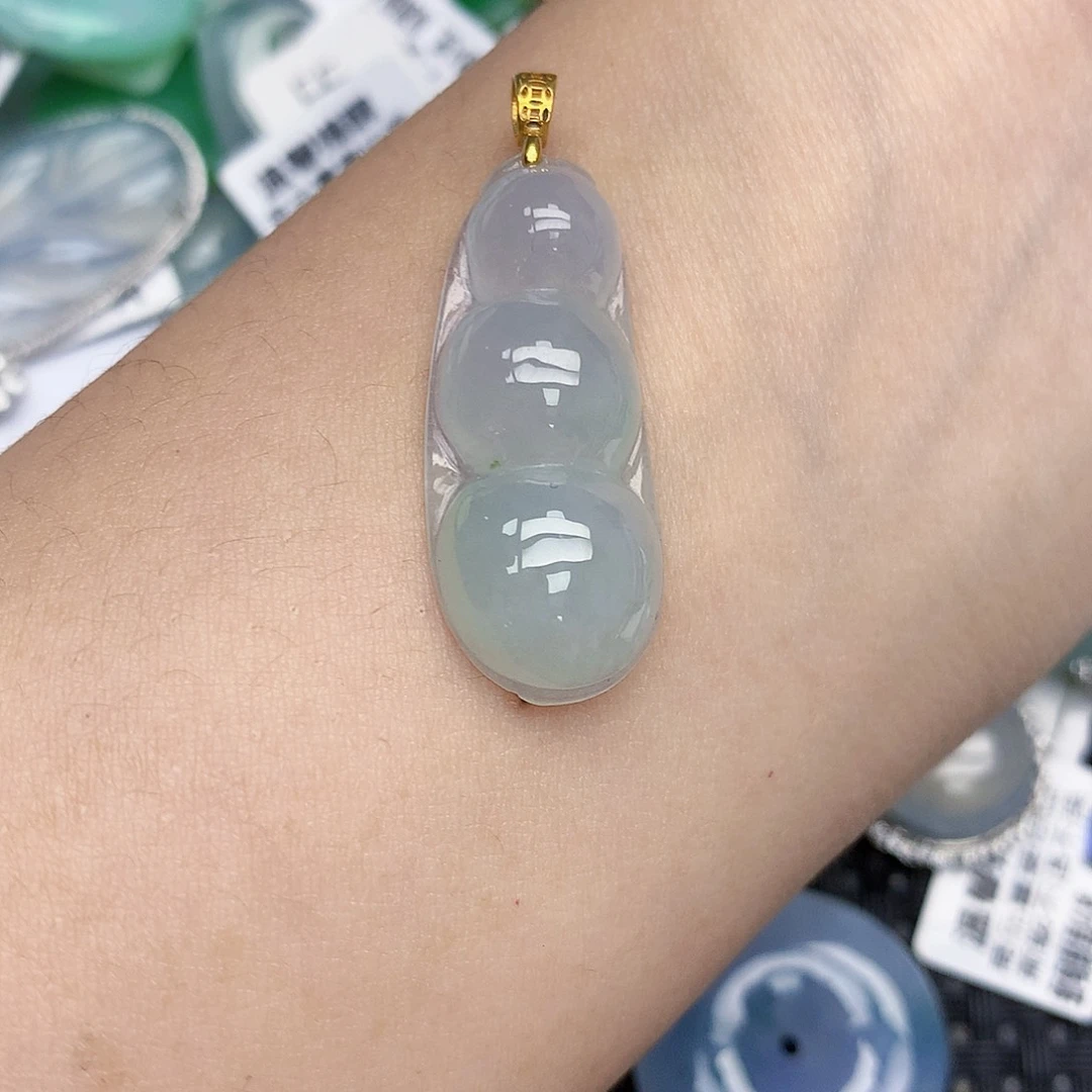 翡翠未镶嵌颈饰天然缅甸翡翠a货百元以上9元证书费自理