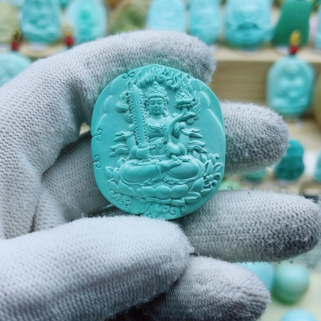 绿松石未镶嵌珠宝奇石