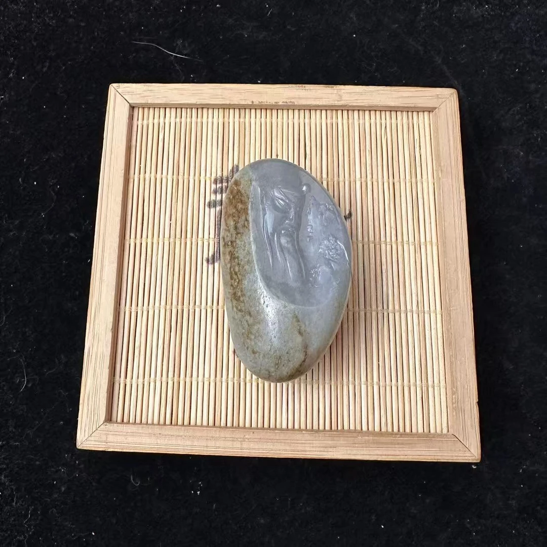 和田玉关公吊坠2222