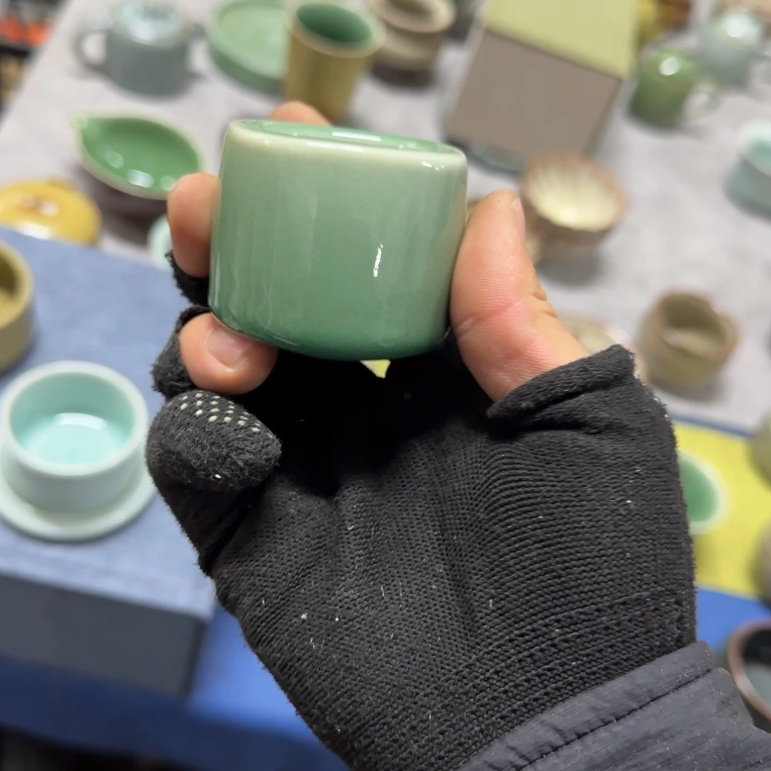 小金茶具青瓷茶器