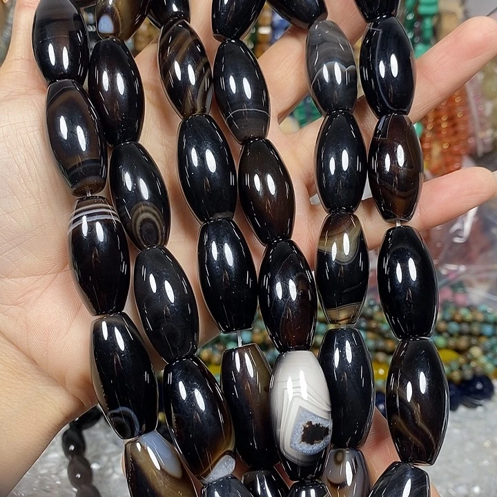 玛瑙/玉髓未镶嵌珠宝半成品玛瑙卡14*29mm一条