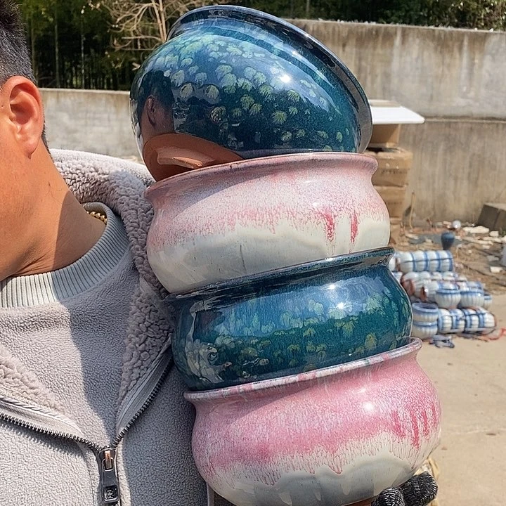 红陶正品高13口20
