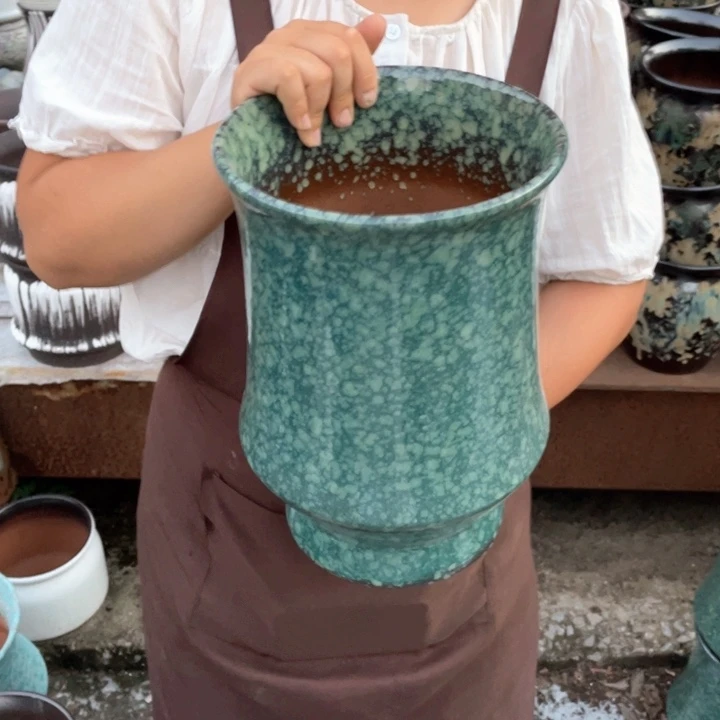 紫砂花盆口20高31正品正品