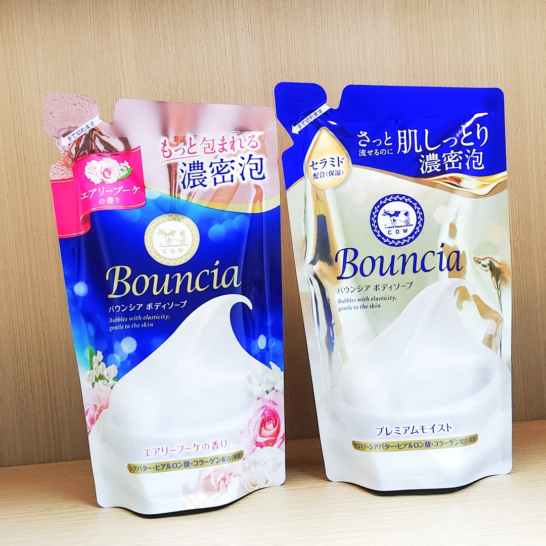 日本进口COW牛乳高端沐浴露替换泡沫细腻美肤滋润保湿美肌持久