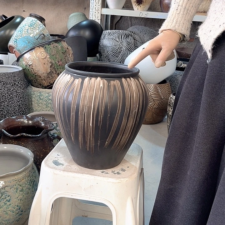 正品口20高28花盆……