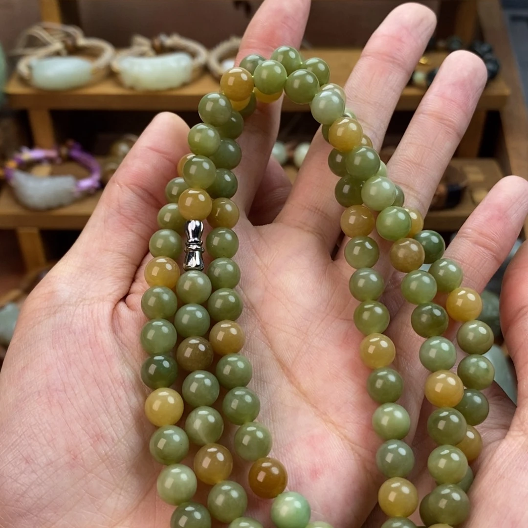 久***晴和田玉（糖玉）未镶嵌颈饰团