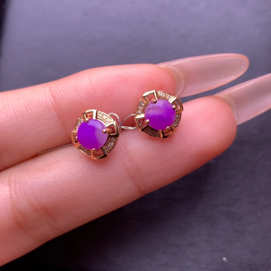 苏纪石（舒俱来）未镶嵌耳钉