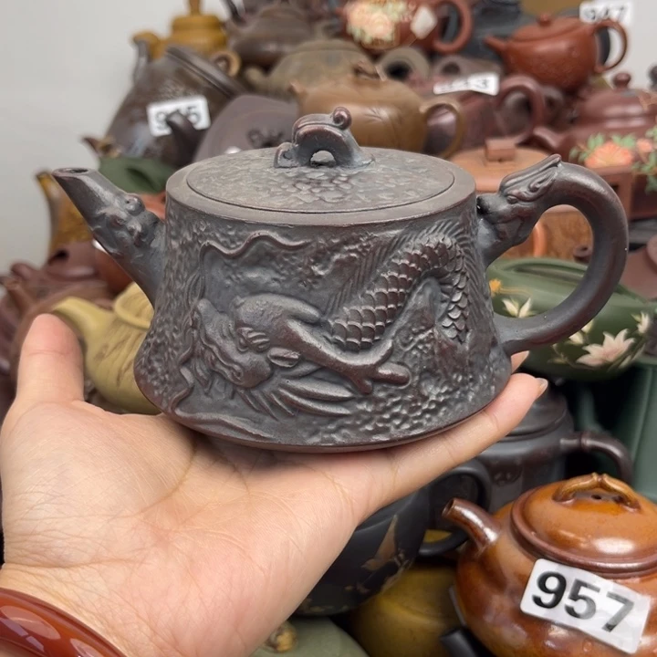 茶壶紫砂壶口磕剐蹭