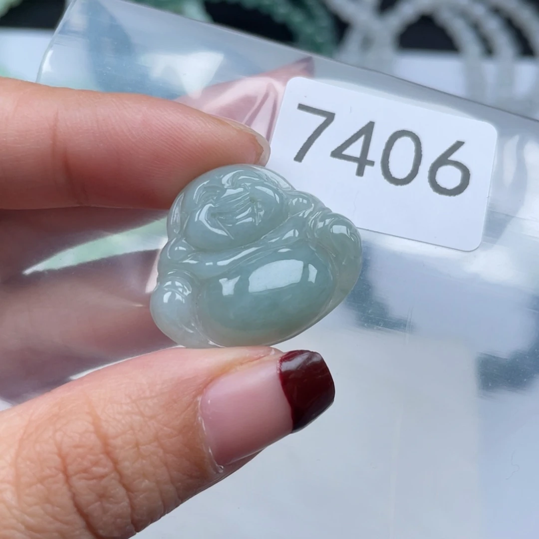 翡翠颈饰未镶嵌纯天然a货缅甸翡翠包邮