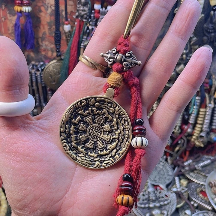 飘**艺福利精品黄铜利马铜九宫八卦牌子私人订制