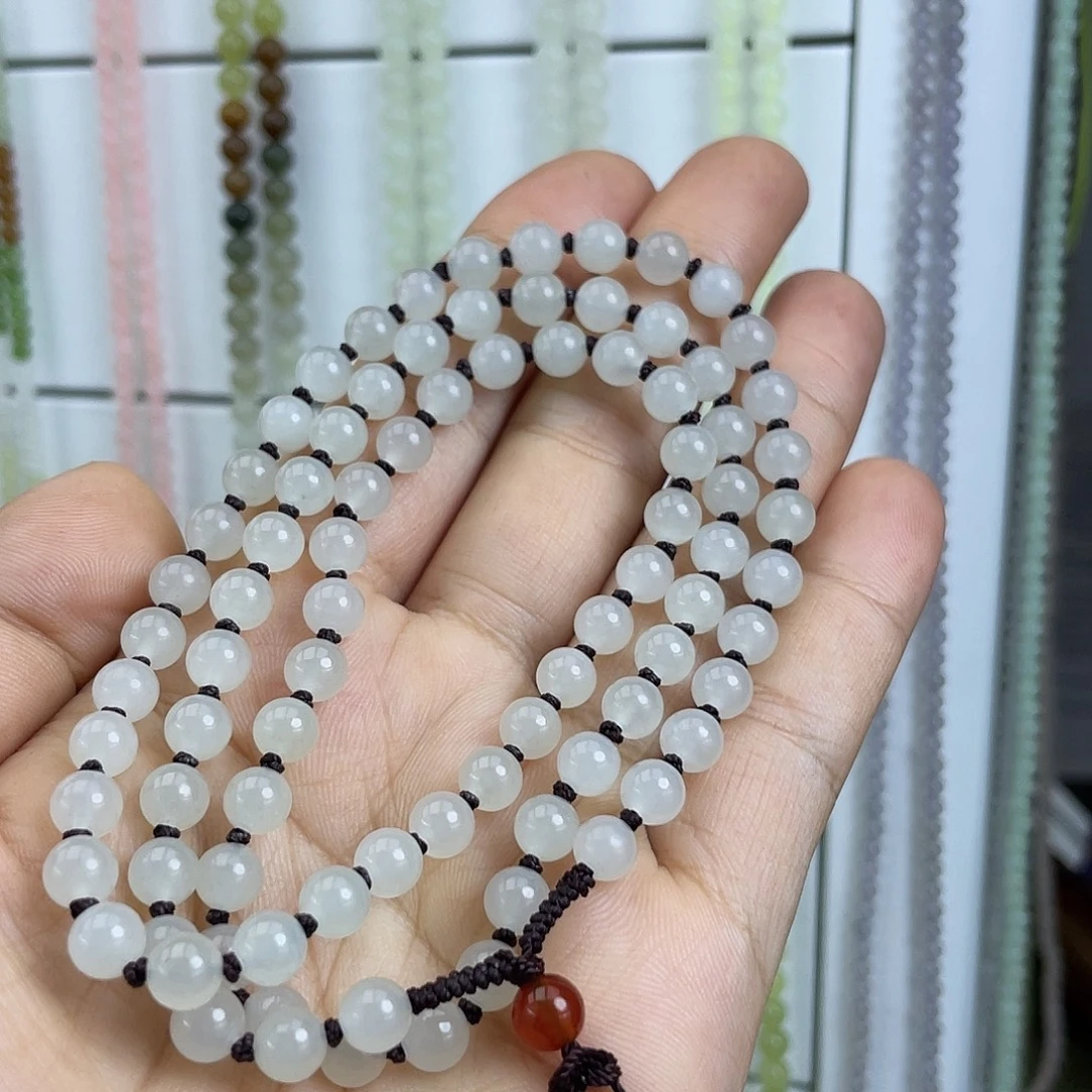 颈饰未镶嵌和田玉6mm