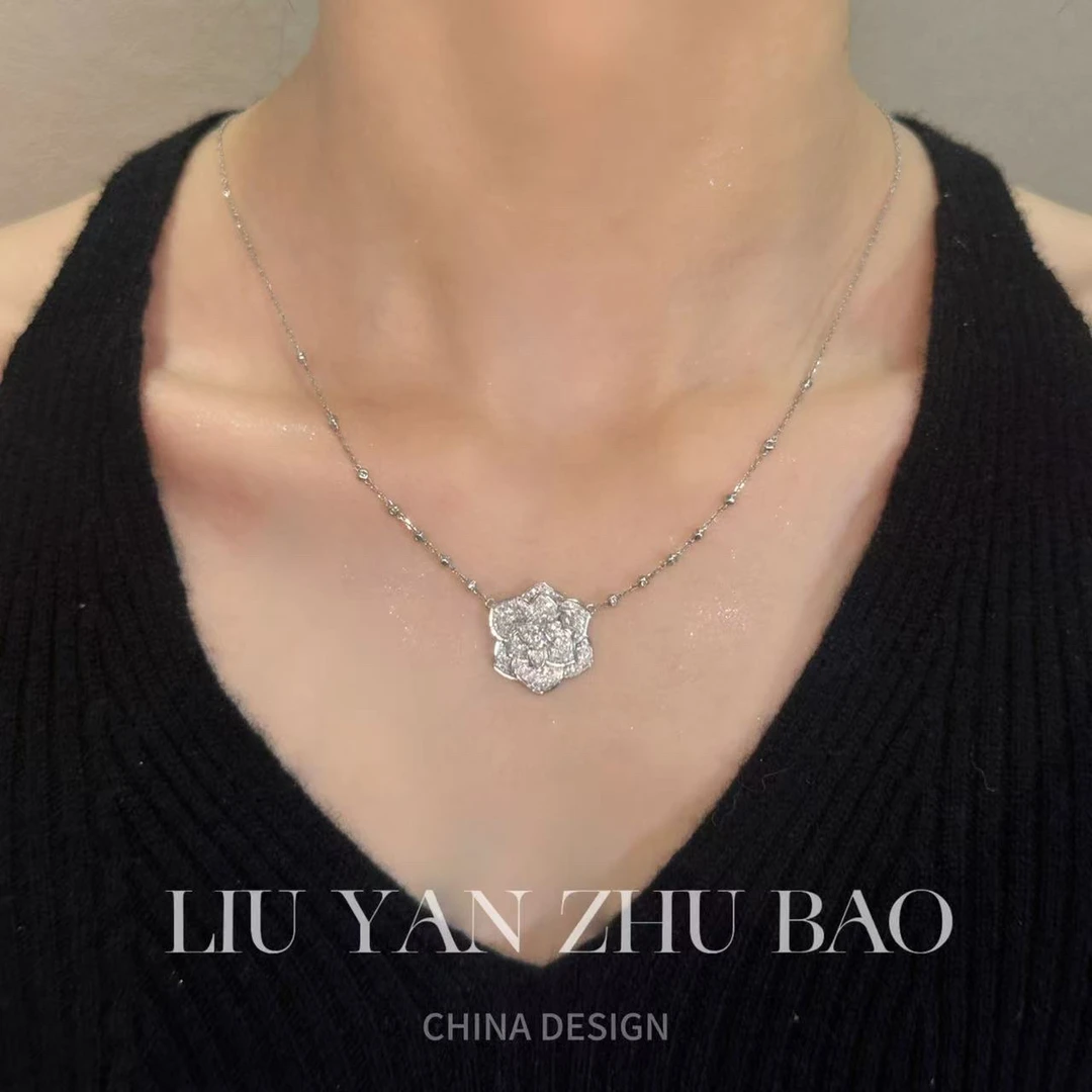 【六言臻选】0476 大山茶花项链