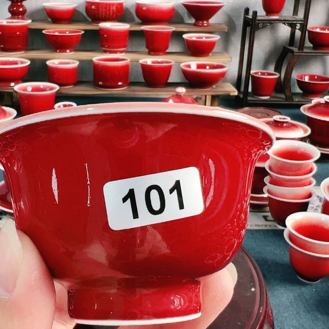 吴****水景德镇陶瓷原矿郎红茶具