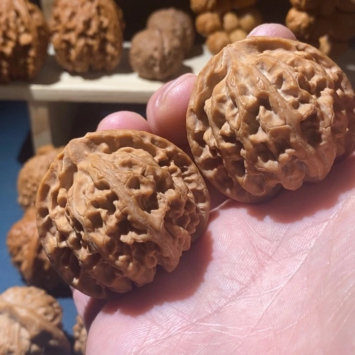 文玩核桃把件43尺苹果圆