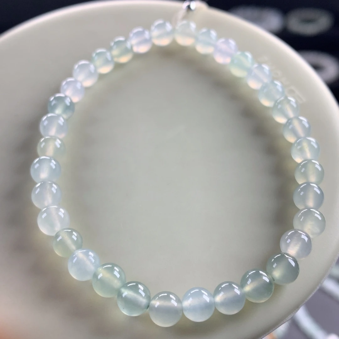 翡翠未镶嵌手链卡5.6