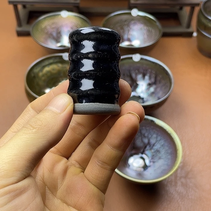 原矿原釉建盏手工盖置