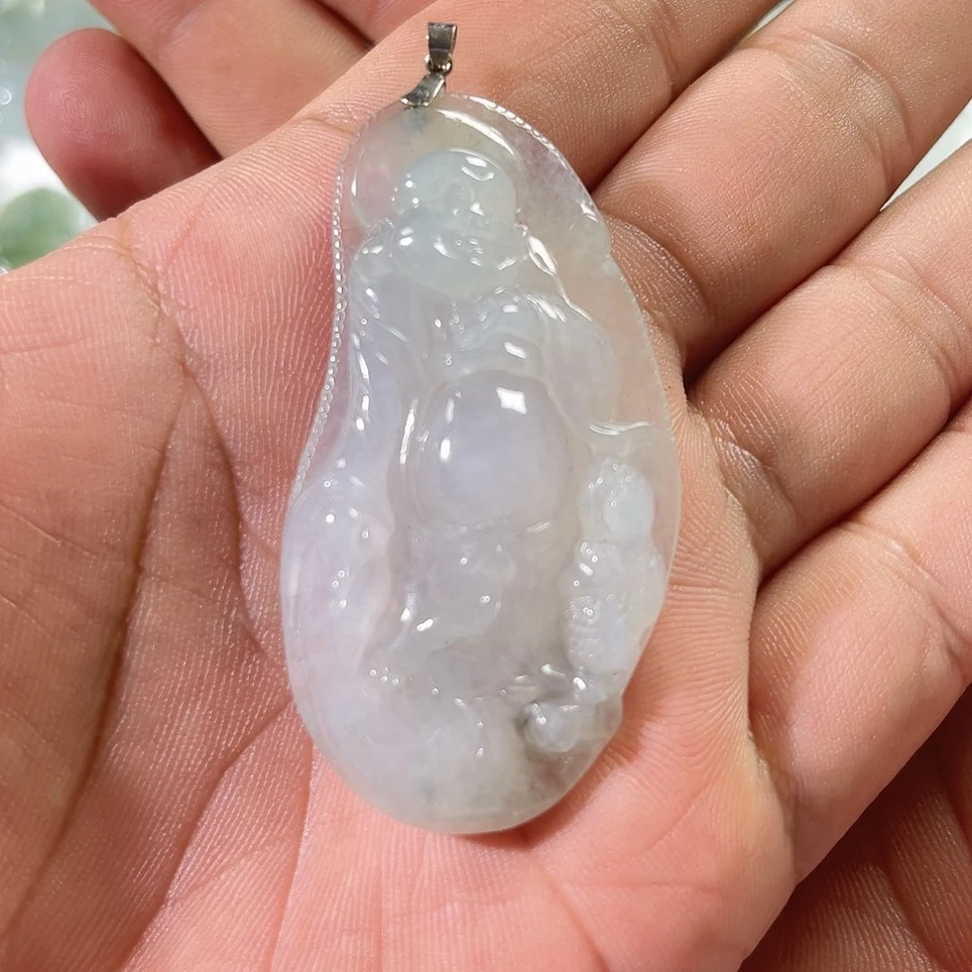 【闪购商品】翡翠未镶嵌颈饰天然