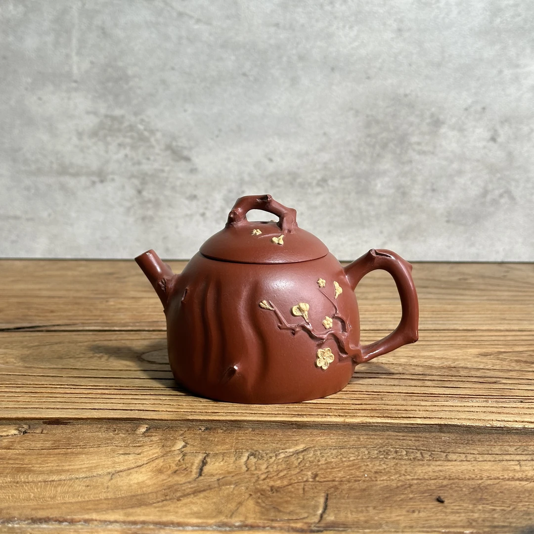 直嘴秦权梅香160cc 大红袍 魏加峰 紫砂壶1110