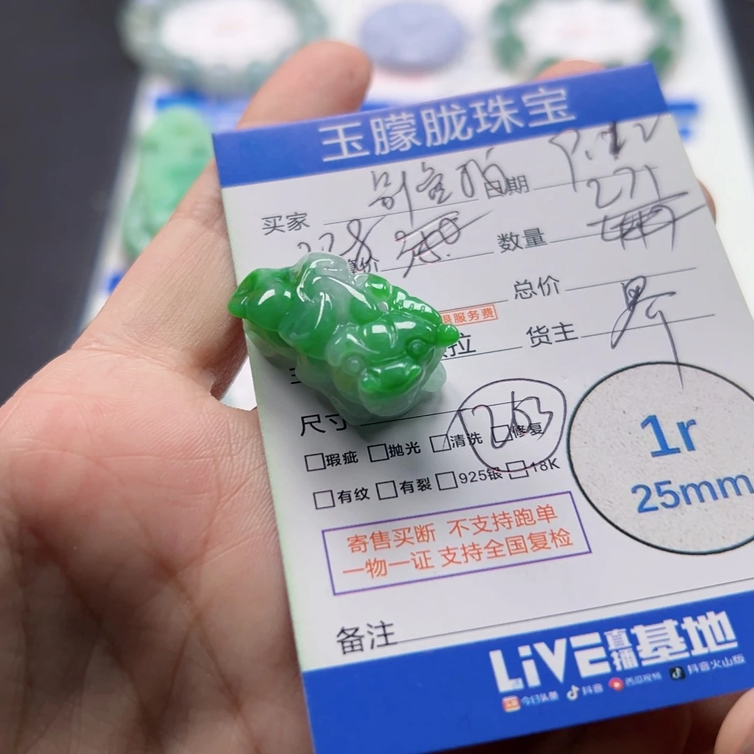 *****颈饰未镶嵌翡翠翡翠