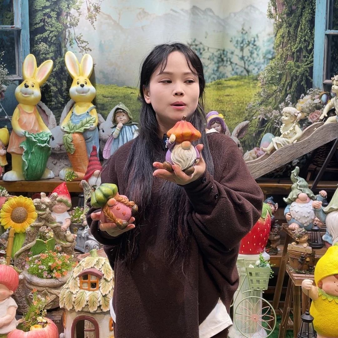 摆件花园摆件红红火火