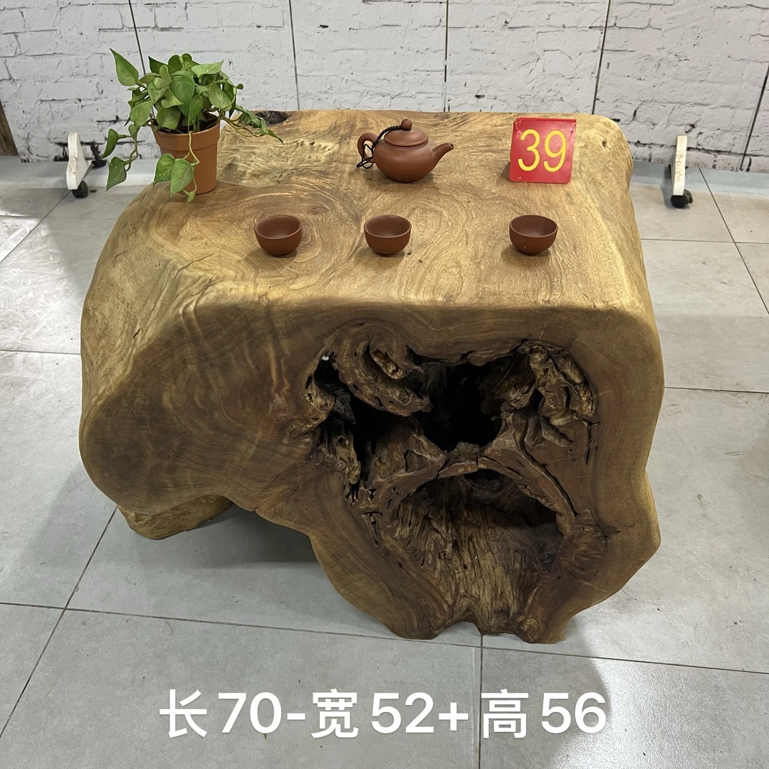 实木原木家用根雕阳台茶桌原创休闲庭院（单桌，不含茶具和装饰）